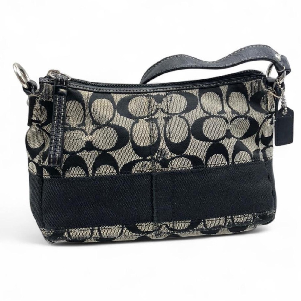 Coach Signature Hobo Shoulder Bag